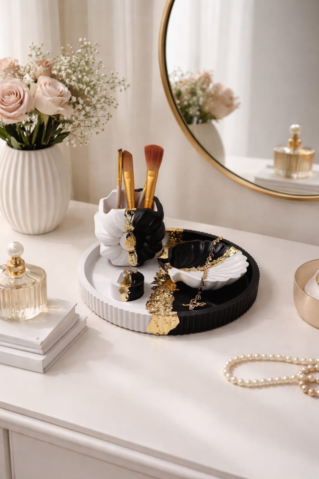 Layali Noir Set - Black & White