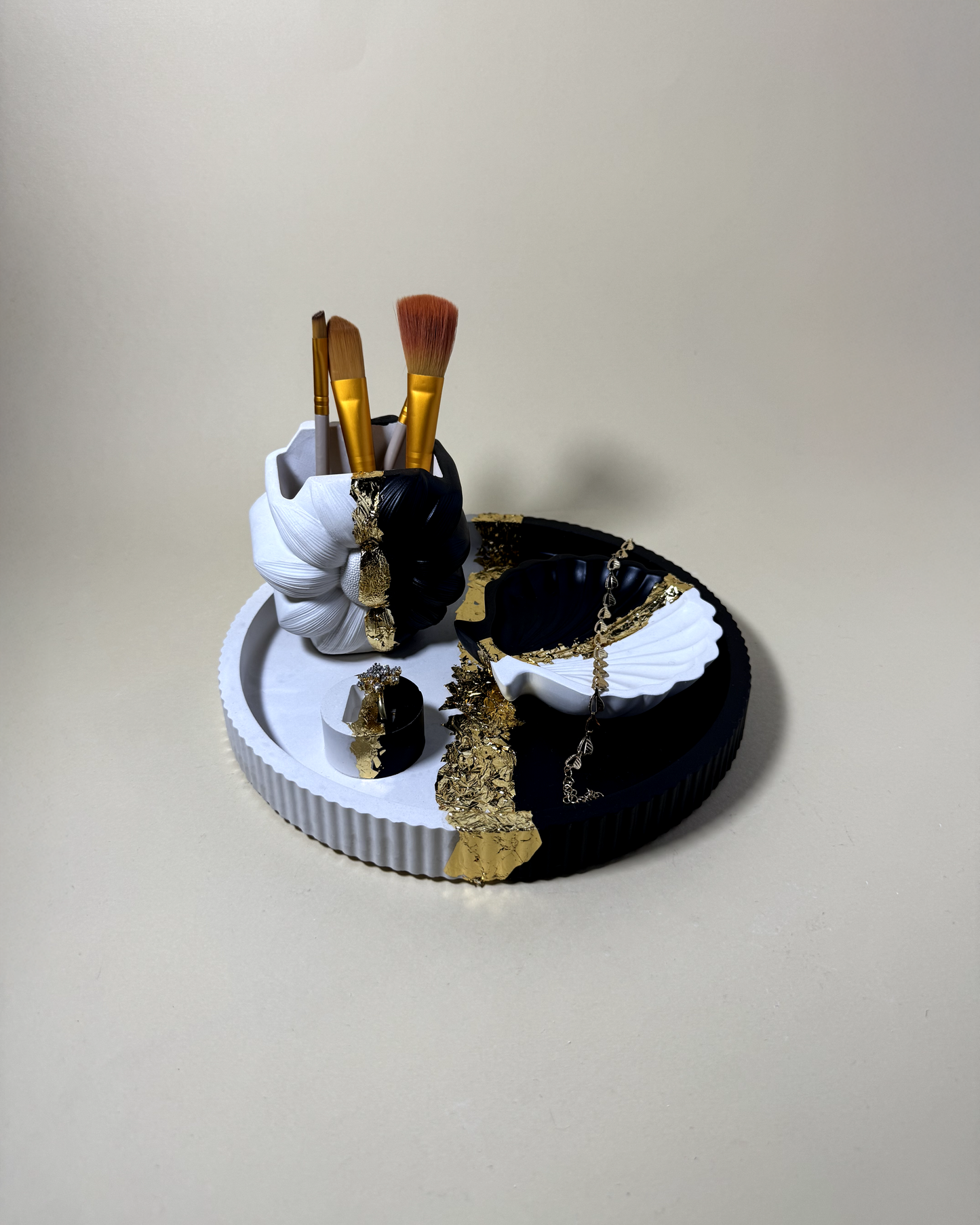 Layali Noir Set - Black & White