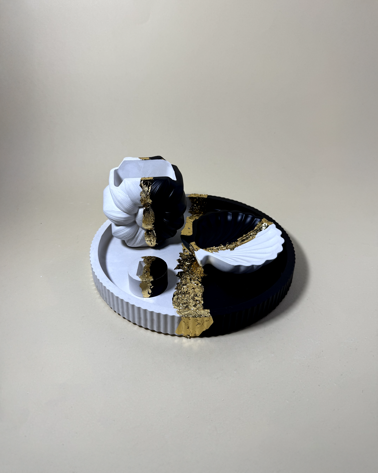 Layali Noir Set - Black & White